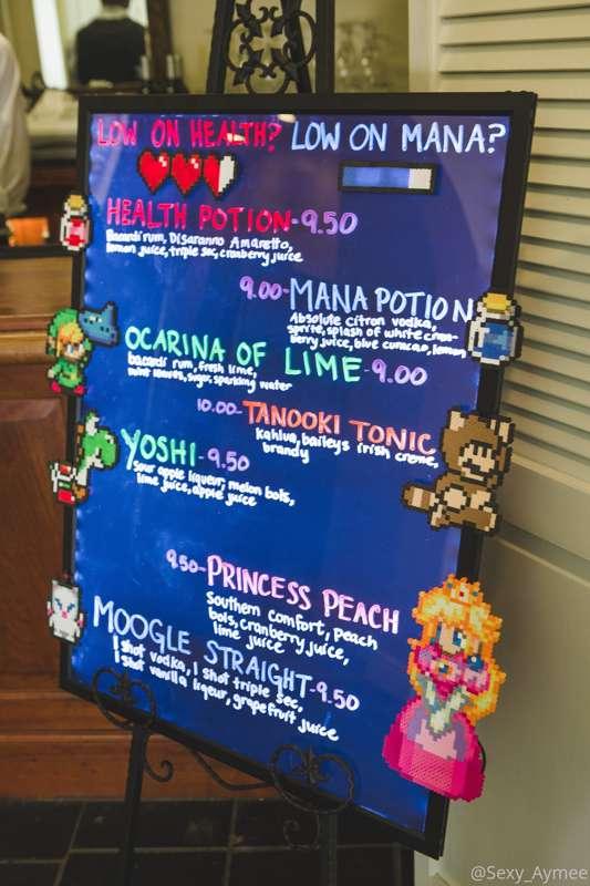 [PHOTO] here's a fun photo of the drink menu at our wedding...