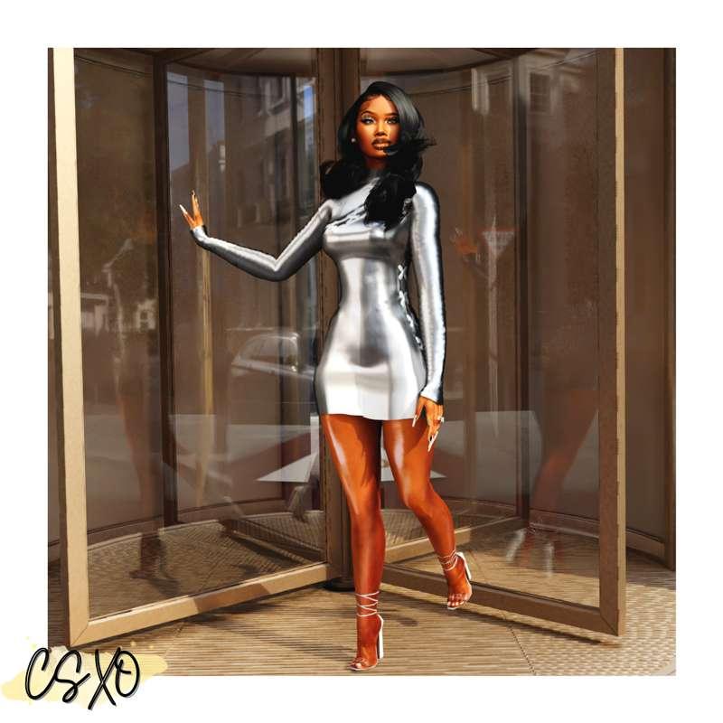 Metallic Dress