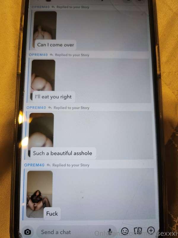 My snapchat fans enjoying the show