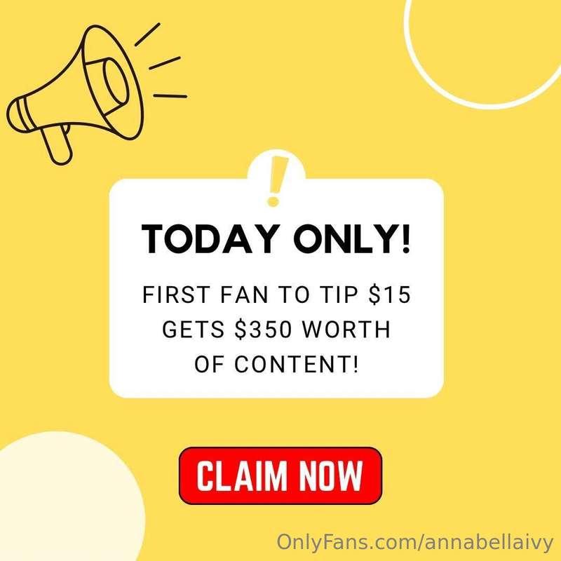 ⚠️ NOTICE! ⚠️𝐓𝐈𝐏 $𝟏𝟓 𝐅𝐎𝐑 $𝟑𝟓𝟎 𝐖𝐎𝐑𝐓𝐇 𝐎𝐅 𝐂𝐎𝐍𝐓𝐄𝐍𝐓.