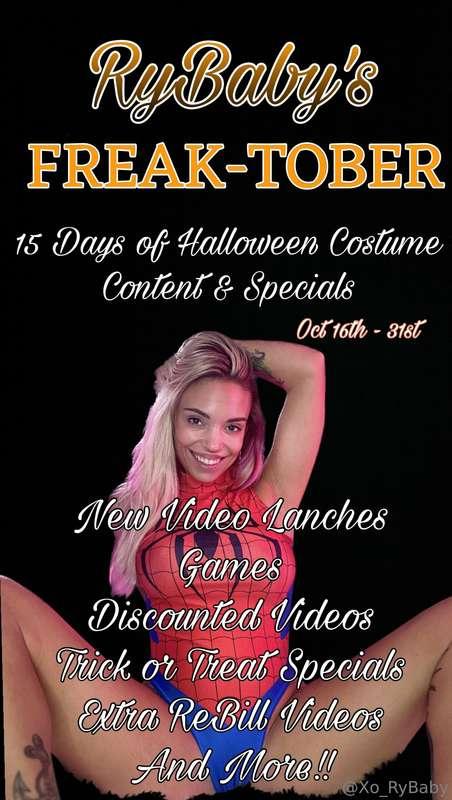 Its Almost Halloween!! Who's ready to have some FUN!!!