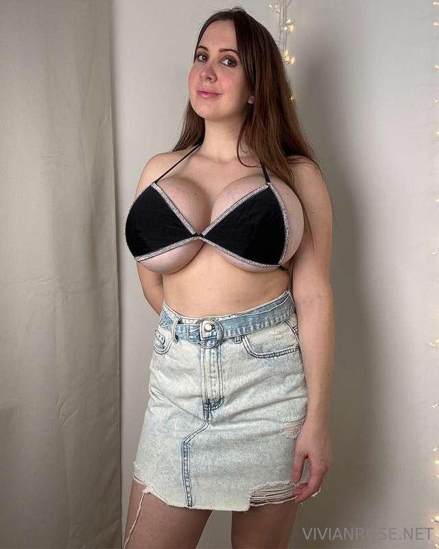 Just your favorite distraction in a tiny bra and with a big ..