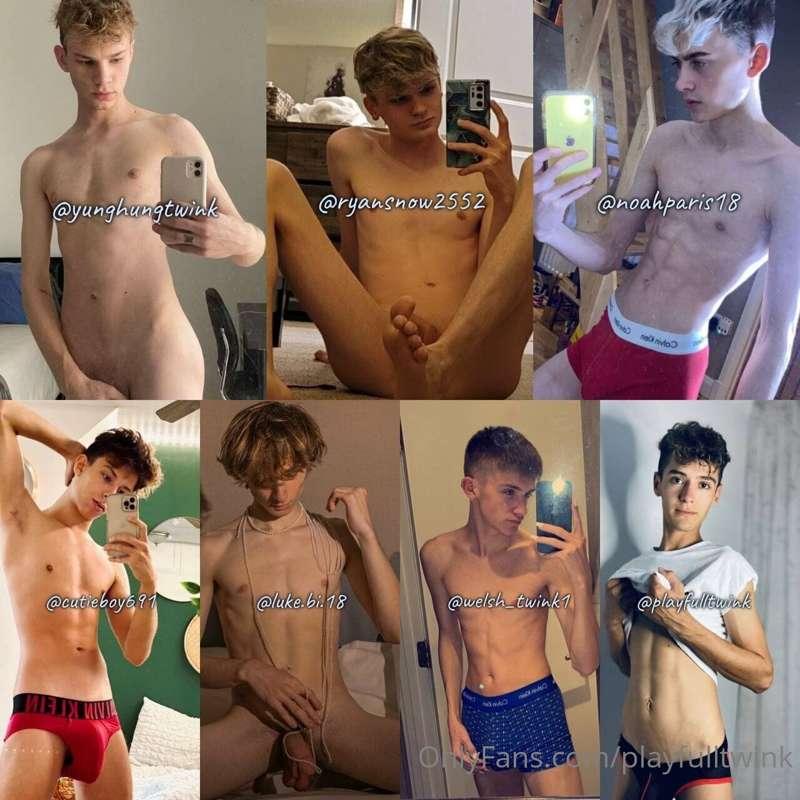Did someone order a side order of twinks! Not just one page ..