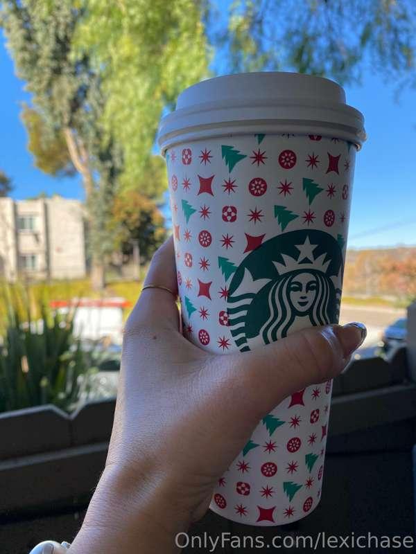 A rare, warm drink for me! 
Happy Saturday beta’s! 🎁 it’s a ..