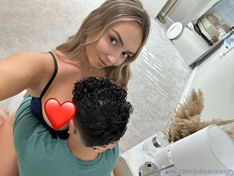 Wanna see him suck on my pretty pink nips? Check ur DMs ;)