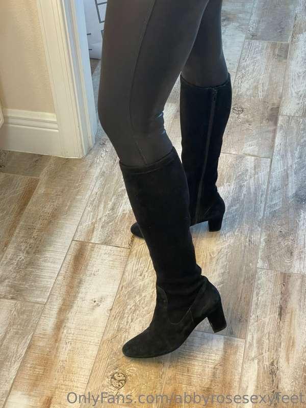 Who wants to take my boots off?