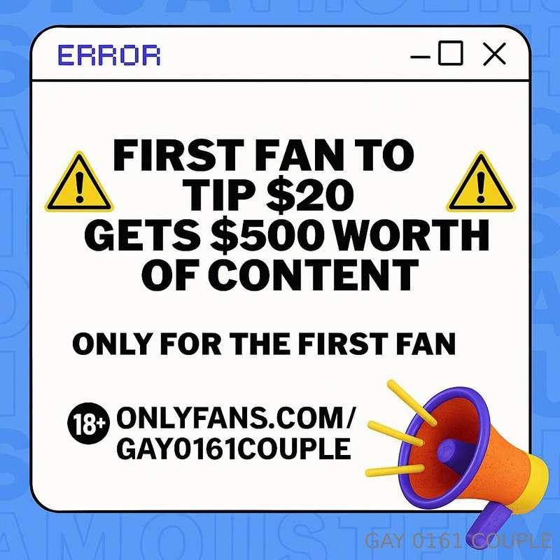 🖥️ ERROR🚨 FIRST FAN TO TIP $20GETS $500 WORTH OF CONTENT 🚨ON..