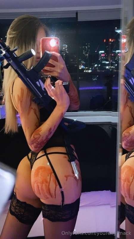Halloween is my excuse to wear lingerie in public