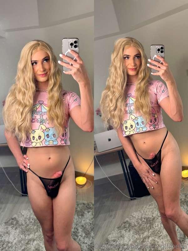 😈 I know you instantly got hard seeing my cock bulging out o..