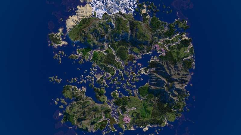 Utoropos, 4k, 1.21, Island Ring, Slanted and Shatter Mountains