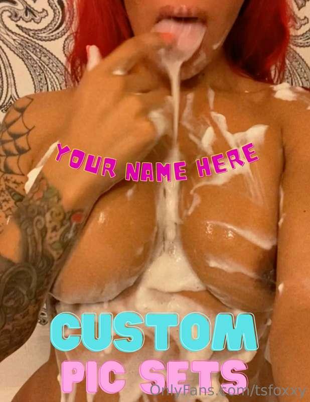 Request your customs now, baby. @foxxy702 💋💋