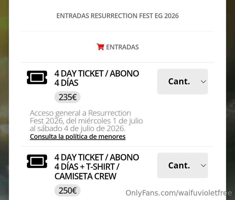 ⚠️🔥 Recaudación de fondos para la entrada de Resurrectionfes..