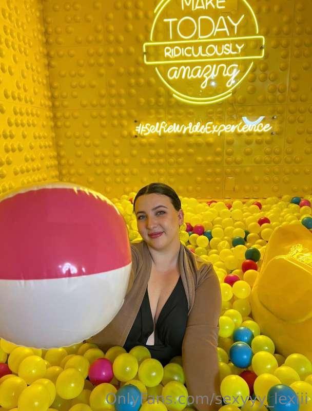 Jump into the ball pit with me. 😉💕