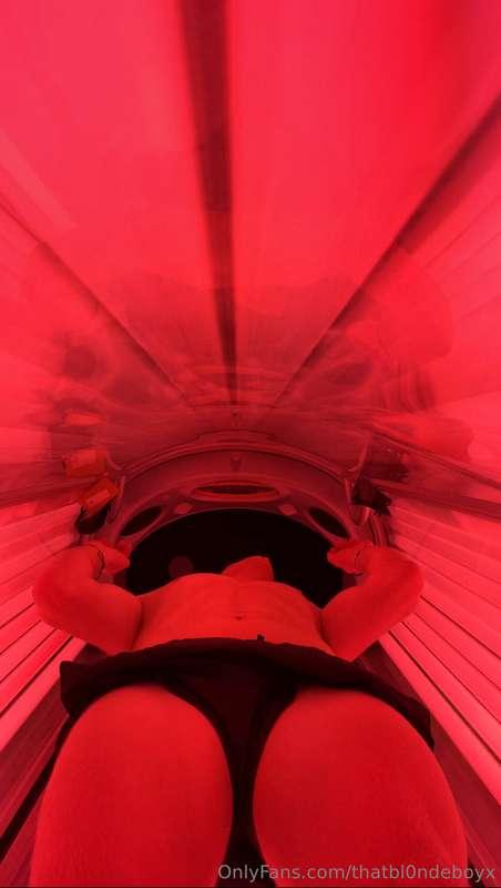 Would you risk it with me in the red light therapy chamber?