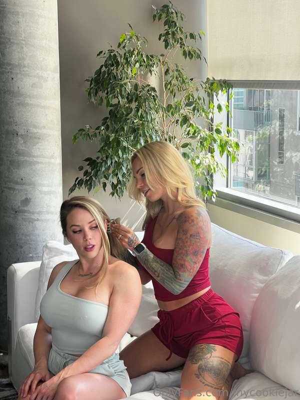 Boobs out, giggles nonstop, and now your DMs have a little t..