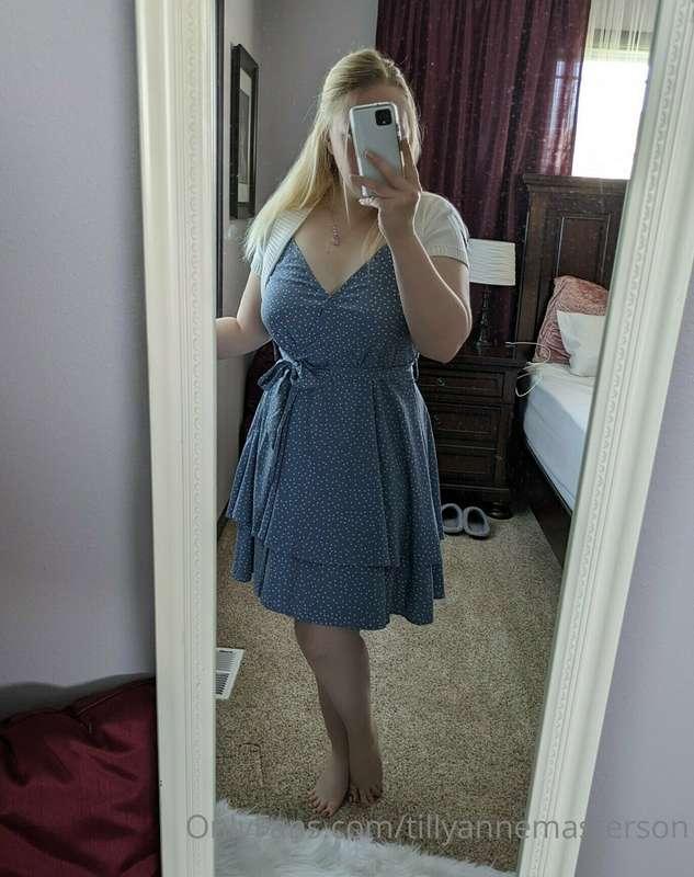 Can't decide if I should wear a bra with this dress or not ...