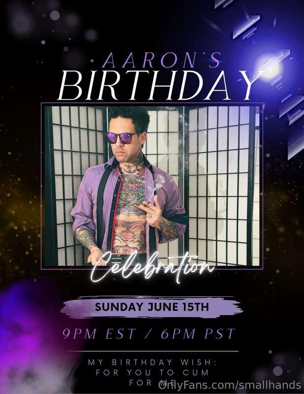 BIRTHDAY 2025 LIVE!!! Come get your copy of my HOTTEST birth..