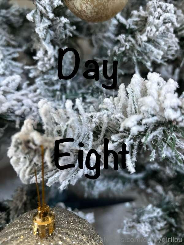 On the eighth day of Christmas I give to you…Something yummy..
