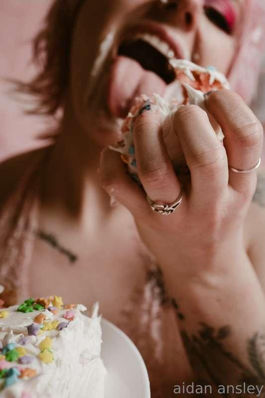 wish i were playing with you instead of this cake