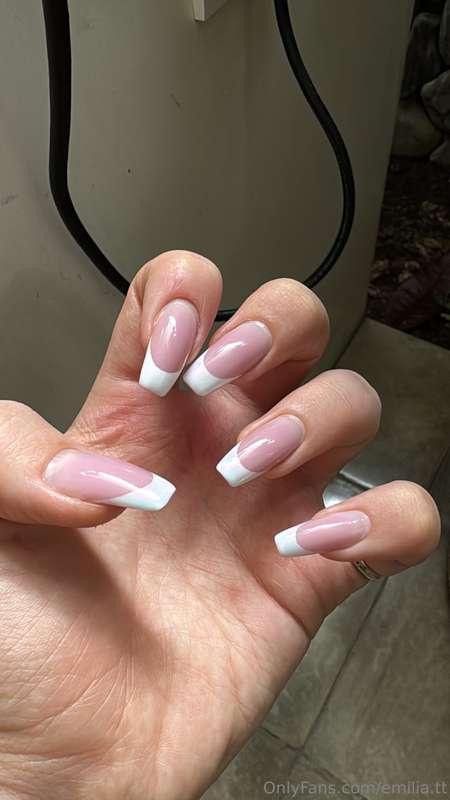 How do you like my nails? Imagine how beautiful they'll look..