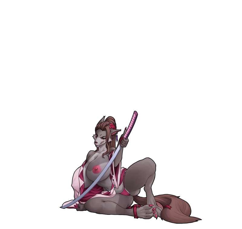 Samurai Furry (commission)