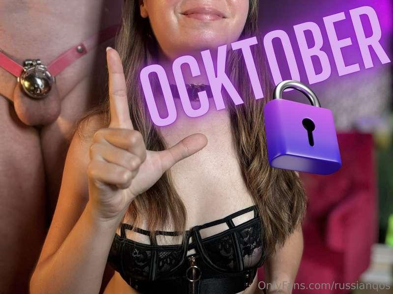Hey boyAs you are most likely aware, 🔐Locktober is just behi..