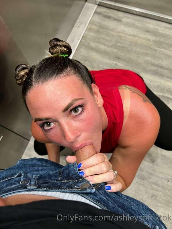 Almost got caught sucking dick in the elevator!
