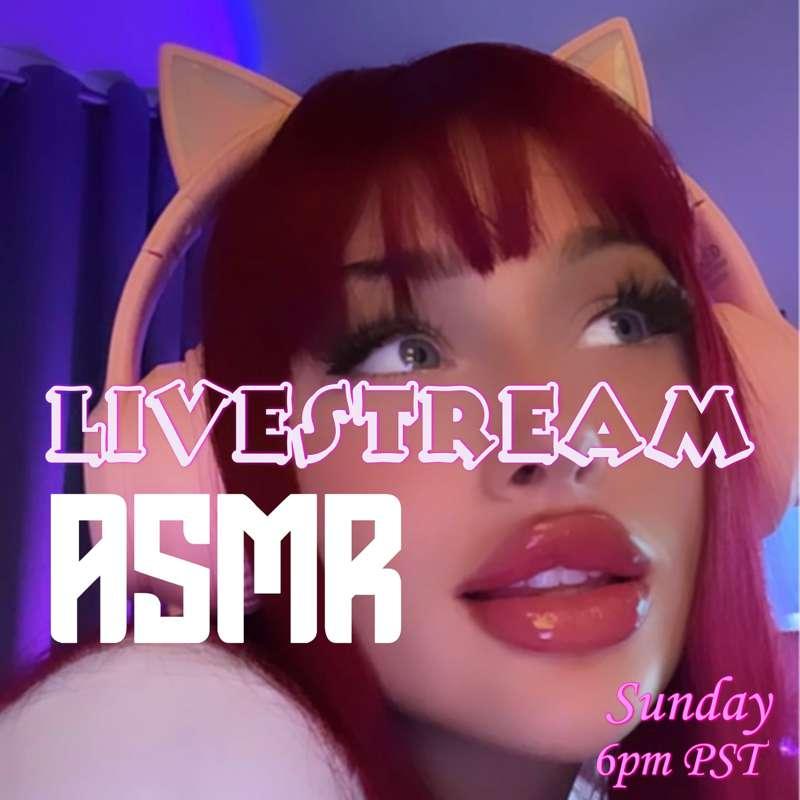 My first livestream! Put it in your calendars you don’t want..