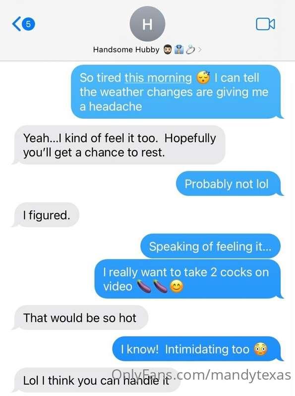 Texts with my hubby 🥰