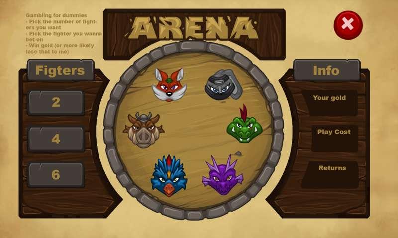 Arena gambling WIP