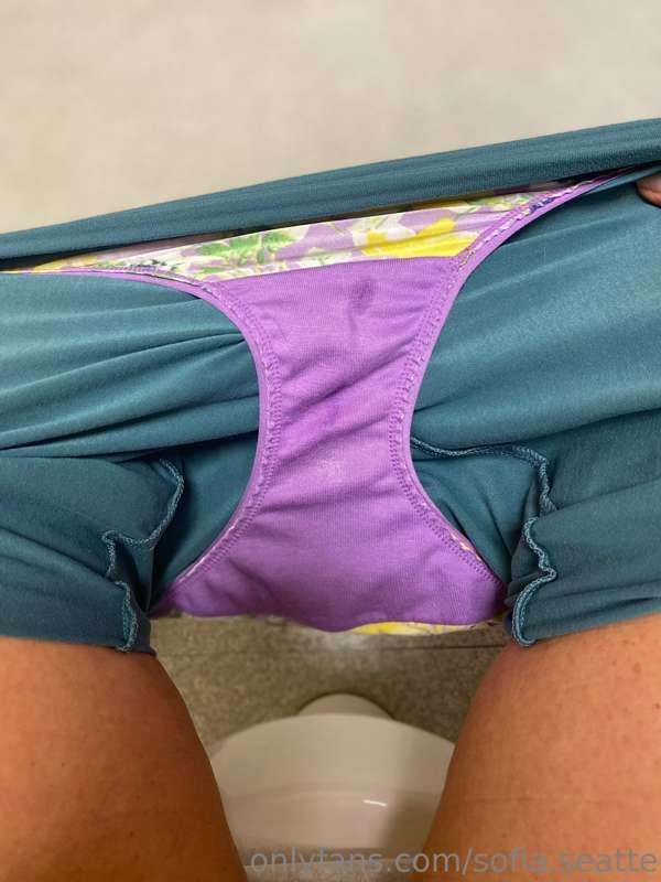 Sometimes I get so horny I walk around with wet panties.