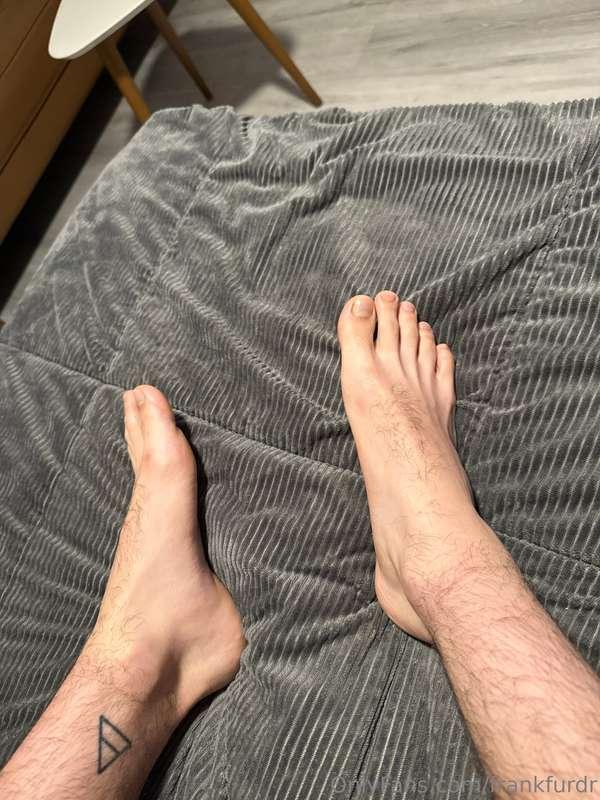 Long day. Can you massage my feet?
