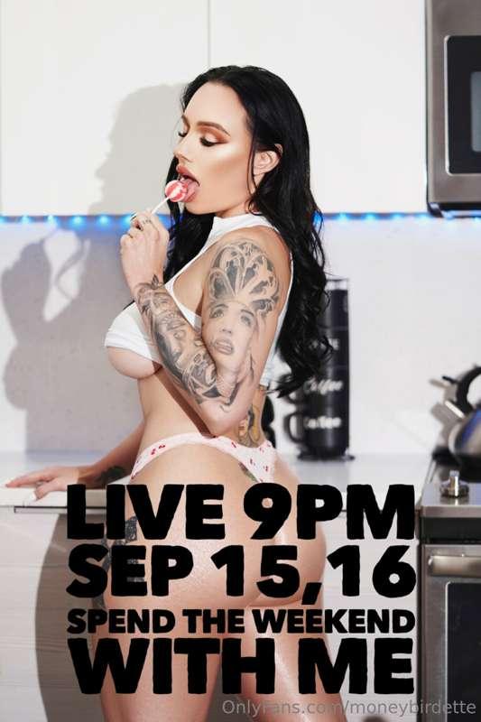 LIVE xxx show Friday and Saturday 9pm!!