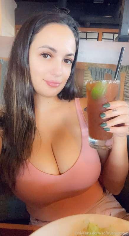Out having a drink and getting some shopping done ! Wanna bu..