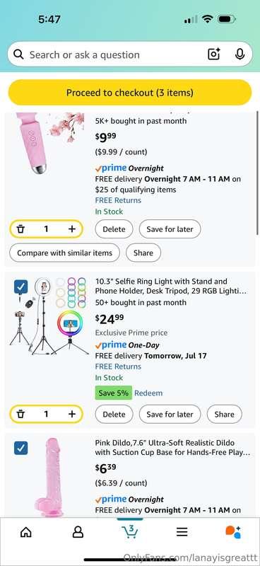 Just ordered new toys! NEW CONTENT FINALLY COMING🌸🙈💕✨