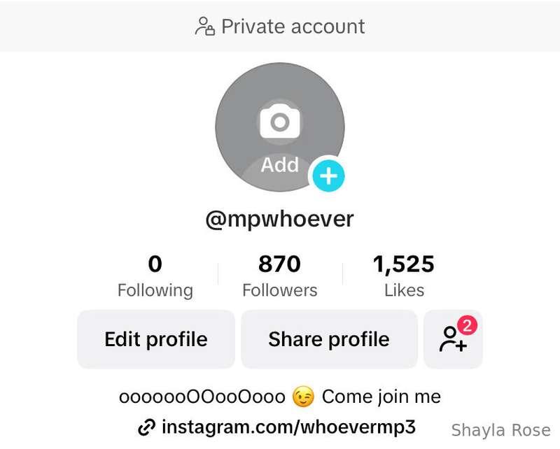Did you join my NEW TikTok? Special livestream if we reach 1..