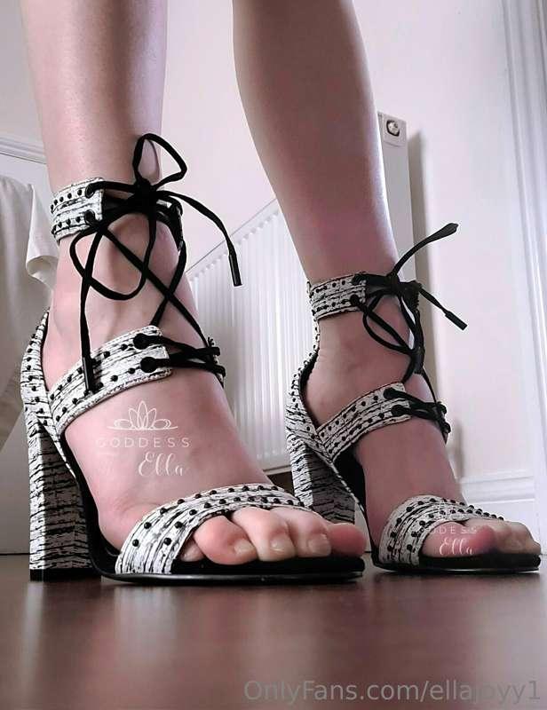 What you see looking up at Me as you bow at My superior feet..