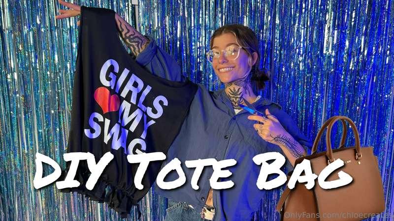 Create a t-shirt tote with me 😘