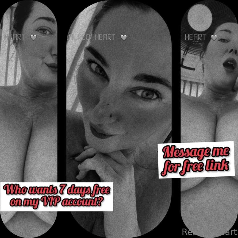 7 day free trial to my VIP account? Message me 😛❤️😘
