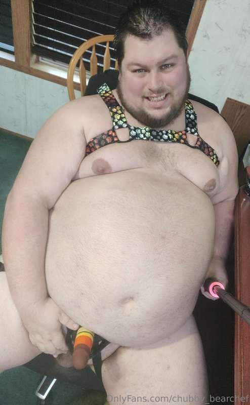 Want to feel my belly on your back as I fuck your ass