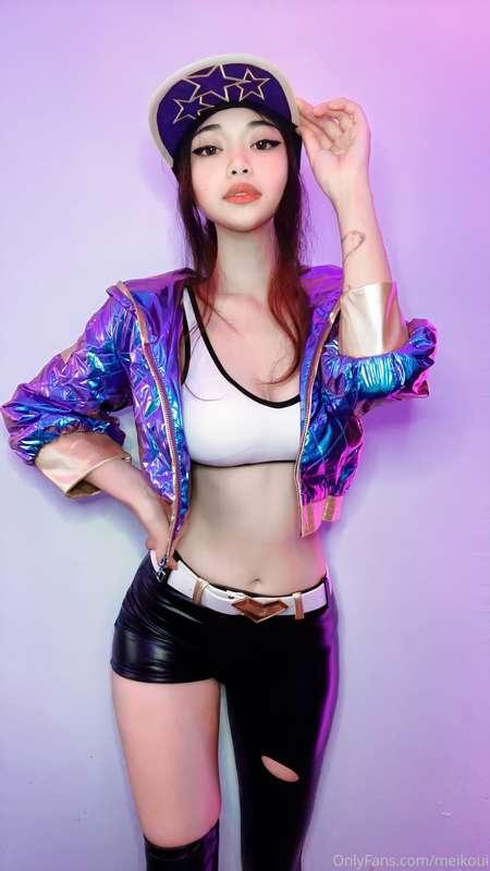 Small preview of K/DA Akali, still waiting for the wig then ..