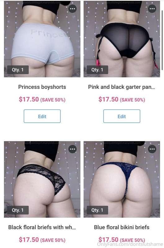 Here’s an extra 10% off my panties, exclusive for you guys !..