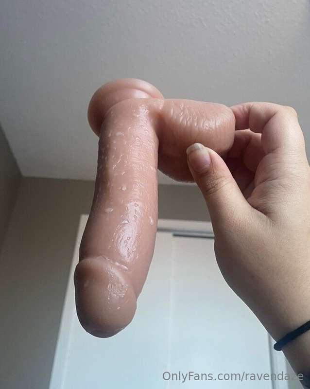 I absolutely SOAKED this dildo getting off today 🥵💦💦