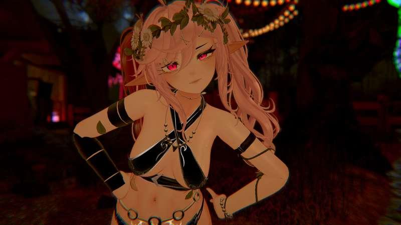 ‼ you discovered a strange elf! what will you do..?

. Talk to her
. Hide from her
→ Force her to take your cock