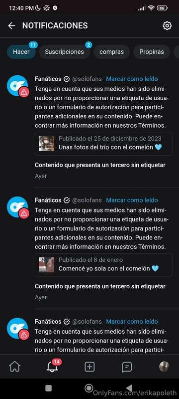 Y como en x también aquí me censuran y eliminaron mis videos..