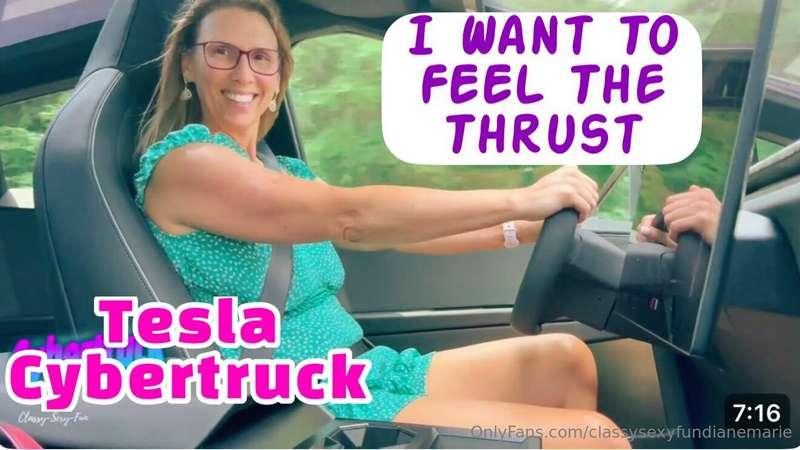 Don’t miss my Cybertruck virginity being taken as I take it ..