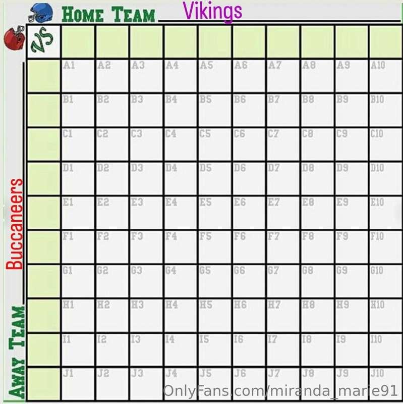 🏈 Make sure you join my VIP and get some football squares!! ..