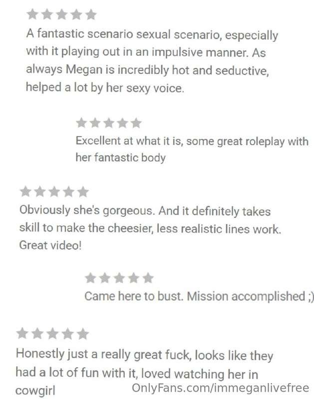 Some of your reviews after watching the exclusive videos ava..