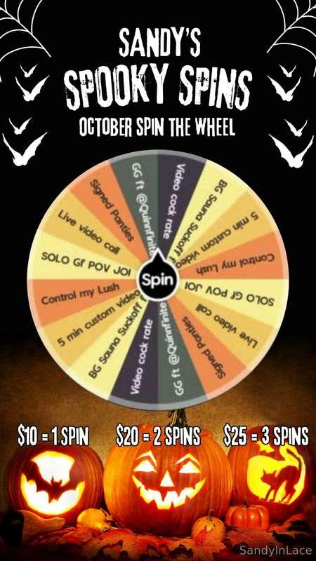 ***👻🎃 SPOOKY SPINS 👻🎃***  It’s time to get spooky and freaky..