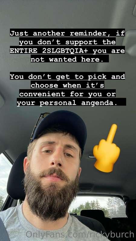 After some pretty hateful comments on Twitter, my partner as..